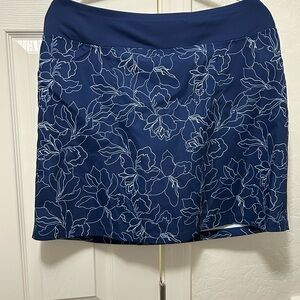 Floral Navy Skort Cypress Club